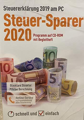 Steuersoftware 2020 Steuerjahr 2019 Steuer-Sparer CD Steuererklärung Elster Steuerprogramm