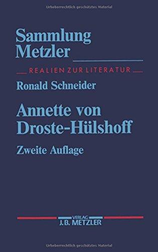 Annette von Droste-Hülshoff (Sammlung Metzler)