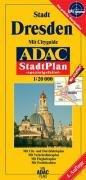 ADAC Stadtpläne, spezialgefaltet, Dresden