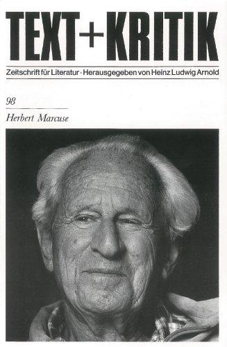 Herbert Marcuse (TEXT+KRITIK 98)