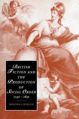 Brit Fict Prodn Soc Order 1740-1830 (Cambridge Studies in Romanticism, Band 43)