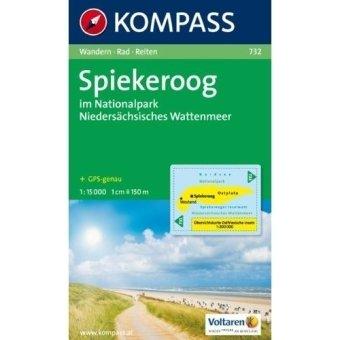 Spiekeroog im Nationalpark Niedersächsisches Wattenmeer: 1:15000. Wandern / Rad / Reiten. GPS-genau