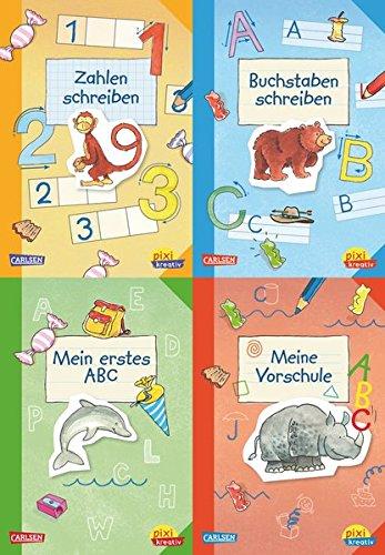 Pixi kreativ Serie Nr. 8: 4er Bundle: Fit für den Schulanfang