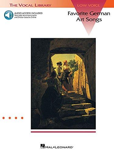 Favorite German Art Songs - Volume 1: The Vocal Library Low Voice