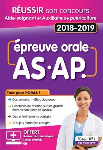 Epreuve orale AS-AP 2018-2019 : réussir son concours aide-soignant et auxiliaire de puériculture