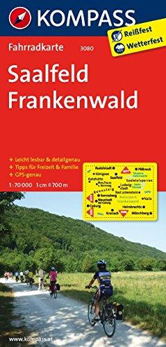 Saalfeld - Frankenwald: Fahrradkarte. GPS-genau. 1:70000 (KOMPASS-Fahrradkarten Deutschland, Band 3080)