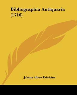 Bibliographia Antiquaria (1716)