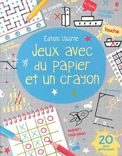 Jeux avec du papier et un crayon