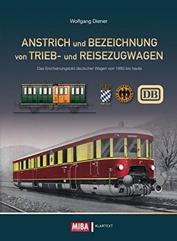 Anstrich und Bezeichnung von Trieb- und Reisezugwagen: Das Erscheinungsbild deutscher Wagen vion 1880 bis heute