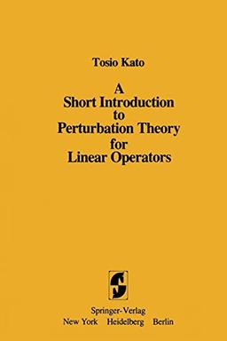 A Short Introduction to Perturbation Theory for Linear Operators