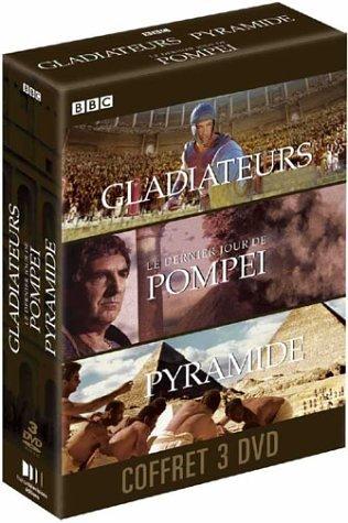 Coffret Antiquité 3 DVD : Gladiateurs / Les derniers jours de Pompéï / Pyramide [FR Import]