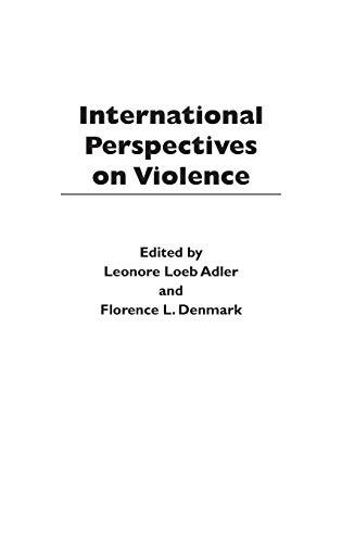 International Perspectives on Violence: Forew. by Melvin Ember