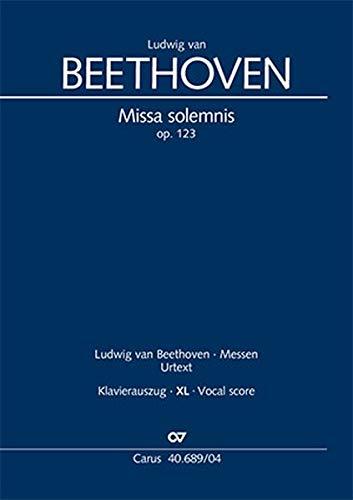 Missa solemnis (Klavierauszug XL): op. 123, 1817/23