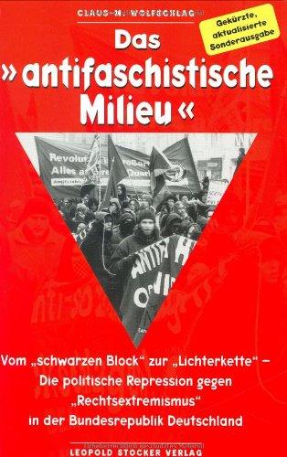 Das ' antifaschistische Milieu': Vom 'schwarzen Block' zur 'Lichterkette' - Die politische Repression gegen 'Rechtsextremismus' in der Bundesrepublik Deutschland