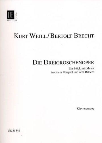 Die Dreigroschenoper. Klavierauszug