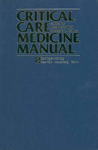 Critical Care Medicine Manual