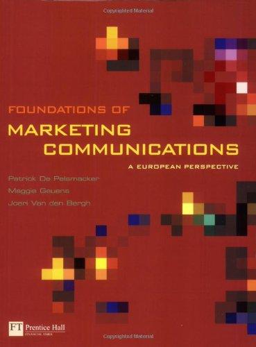 Foundations of Marketing Communications: A European Perspective