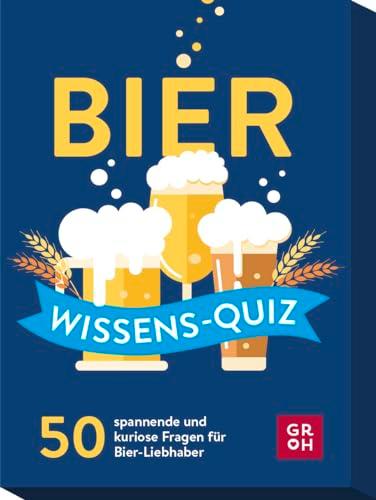 Bier Wissens-Quiz: 50 spannende und kuriose Fragen für Bier-Liebhaber | Partyspiel und originelles Geschenk für Bier-Fans | Ratequiz im Spielkartenformat