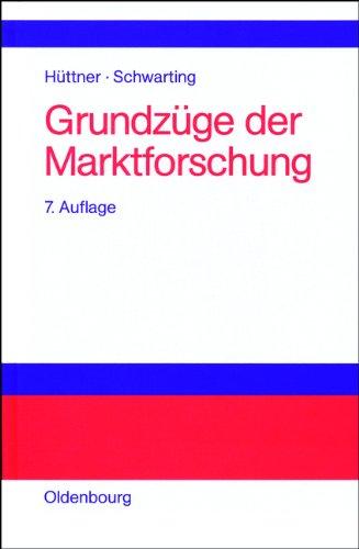 Grundzüge der Marktforschung