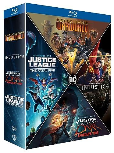 Justice League : 4 Films animés [Blu-ray]