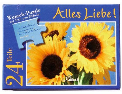 Alles Liebe!: Wunsch-Puzzle mit Text- und Bildseite