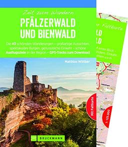 Wanderführer Pfälzerwald mit Bienwald: Die 40 schönsten Touren zum Wandern rund um Bad Dürkheim, Neustadt an der Weinstraße, Falkenburg und Burg ... und GPS-Daten zum Download (Zeit zum Wandern)