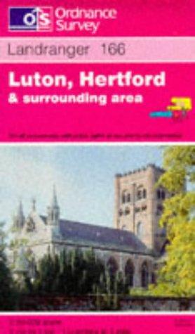 Luton, Hertford and Surrounding Area (Landranger Maps)