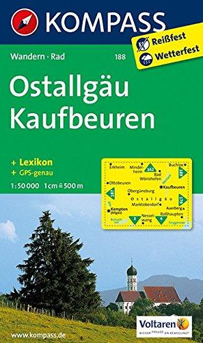 Ostallgäu - Kaufbeuren: Wanderkarte mit Kurzführer und Radwegen. GPS-genau. 1:50000 (KOMPASS-Wanderkarten, Band 188)