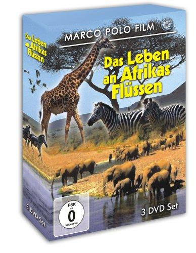 Das Leben an Afrikas Flüssen : Der Nil - Die Hammerhaie des roten Meeres - Die Welt der Flamingos - Die wilden Tiere in Südkenia - Limpopo Fluß - Hoanib [3 DVDs]