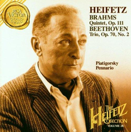 The Heifetz Collection Vol. 28 - Brahms: Quintett Op.111 / Beethoven: Trio Op.70 No.2