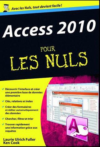 Access 2010 pour les nuls