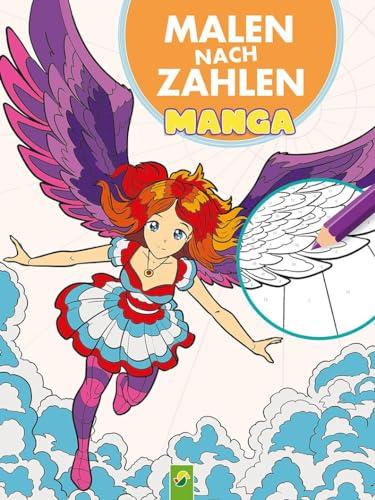 Malen nach Zahlen Manga: Über 30 Ausmalmotive, Step by Step zum fertigen Bild, für alle Manga-Fans