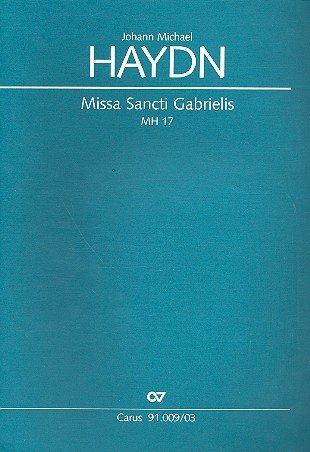 Missa Sancti Gabrielis MH17 : für Soli, gem Chor und Orchester Klavierauszug