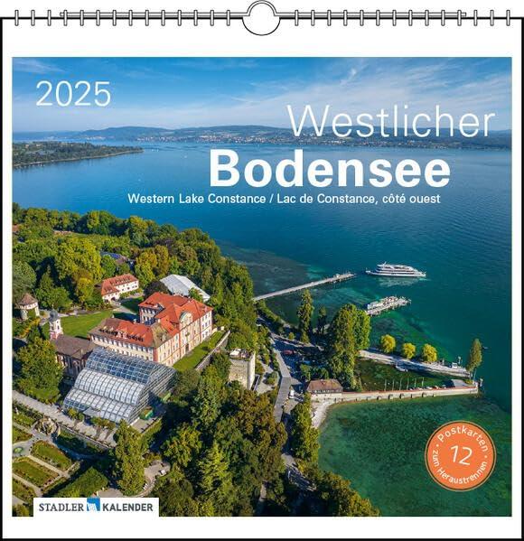 Westlicher Bodensee 2025: Postkarten-Tischkalender