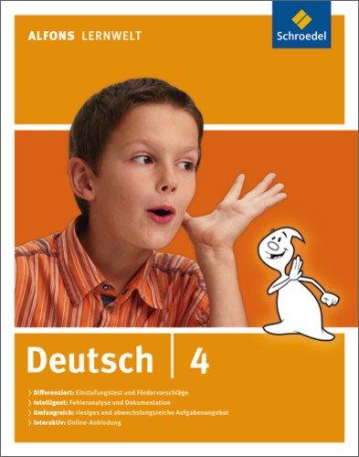 Alfons Lernwelt Lernsoftware Deutsch - Ausgabe 2009: Deutsch 4