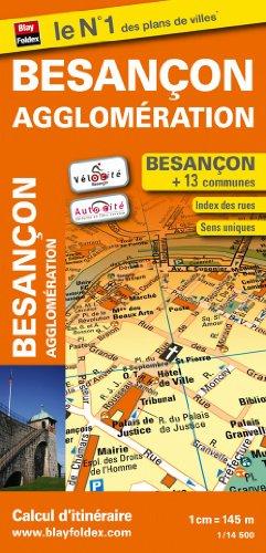 Plan de Besançon et de son agglomération