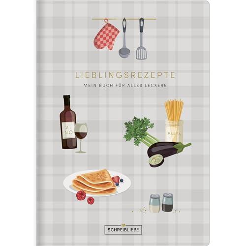 Lieblingsrezepte: Dein Alltagshelfer, Eintragbuch zum Ausfüllen, für deine Lieblingsrezepte 72 Seiten , 14,8 x 21 cm SchreibLiebe