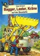 Bagger, Laster, Kräne auf der Baustelle. Maxiausgabe