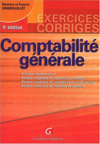 Comptabilité générale (Exercices Corriges)