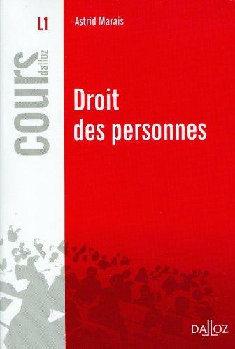 Droit des personnes