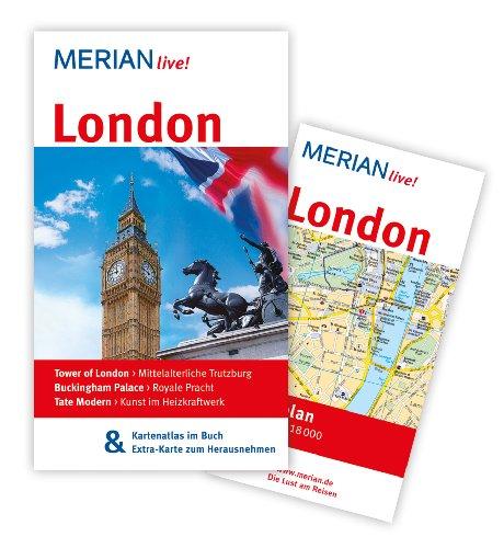 London: MERIAN live!  Mit Kartenatlas im Buch und Extra-Karte zum Herausnehmen