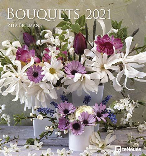 Bouquets 2021 - Foto-Kalender - Wand-Kalender - 45x48 - Blumen-Kalender