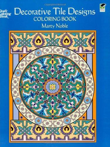 Decorative Tile Designs: Coloring Book (Dover Design Coloring Books)