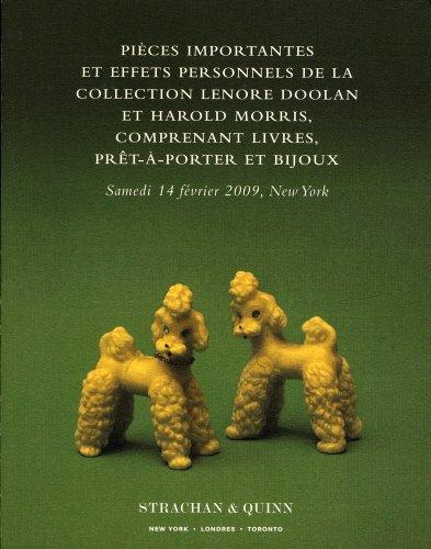 Pièces importantes et effets personnels de la collection Lenore Doolan et Harold Morris, comprenant livres, prêt-à-porter et bijoux : Maison de vente Strachan & Quinn, 14 février 2009, 10h et 14h, heure de New York