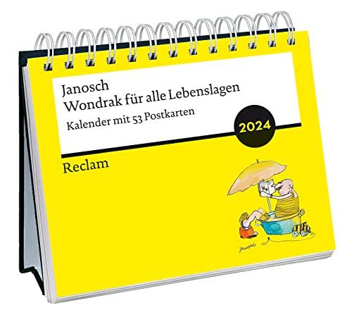 Wondrak für alle Lebenslagen (Postkartenkalender 2024): Tischkalender mit Spiralbindung | Mit 53 perforierten Postkarten zum Heraustrennen