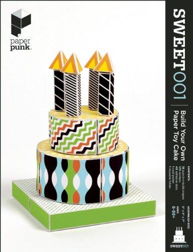 Sweet001: Build Your Own Paper Toy Cake