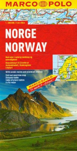 MARCO POLO Länderkarte Norwegen 1:800.000