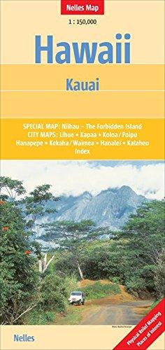 Hawaii: Kauai 1:150 000 Nelles Map