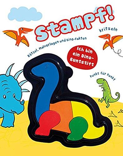 Stampf!: Rätsel, Malvorlagen und Dino-Fakten