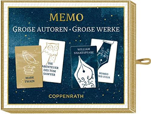 Schachtelspiel - BücherLiebe - Große Autoren-Große Werke: Memo-Spiel